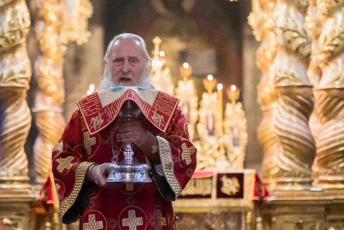 Наместник Донской обители возглавил богослужения Недели о самаряныне